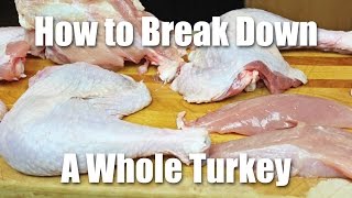 Breaking Down a Whole Turkey [upl. by Iznek127]