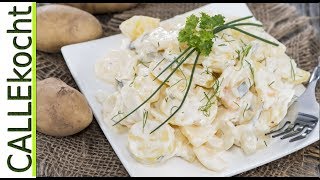 Bester Kartoffelsalat mit Mayonnaise selber machen  Omas Rezept [upl. by Niklaus]