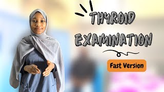 Thyroid Examination for MDCN  Fast Version [upl. by Zoltai]