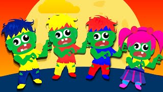 Zombie Dance with Mommy amp Daddy  D Billions Kids Songs [upl. by Flessel100]