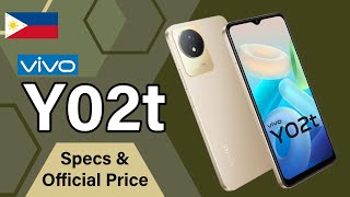 Vivo Y02t Specs and Official Price Philippines 2023 [upl. by Lucinda243]