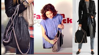 Come fare la borsa Stella McCartney Falabella  fai da te pochette Falabella DIY [upl. by Holleran268]