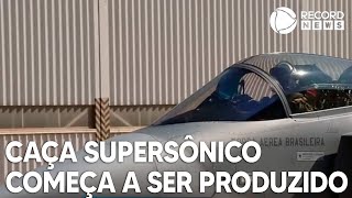 Caça supersônico começa a ser produzido no Brasil [upl. by Freeland877]