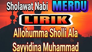 Sholawat Nabi Merdu  Allahumma Sholli Ala Sayyidina Muhammad [upl. by Shaver]