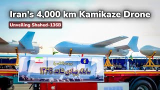 The World’s LongestRange Kamikaze Drone with 4000 km Reach  Irans Shahed136B Drone [upl. by Neelcaj273]