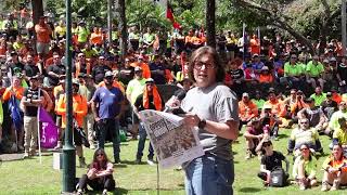 Bec Barrigos speaks at Your Union Your Choice Rally [upl. by Sinnylg]