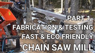 OREGON CS1500 OVERHEAD CHAINSAW MILL [upl. by Hanad]