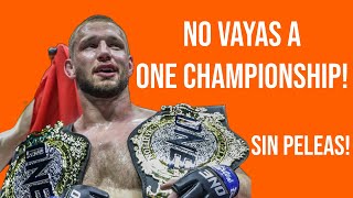 ¡NO HAY PELEAS EN ONE CHAMPIONSHIP ¡No vayas allá ¡Ex Doble campeón da su opinión [upl. by Notlem]