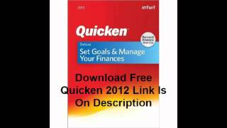 Download Quicken 2012 DELUXE  Quicken DELUXE 2012 Download [upl. by Pearse]