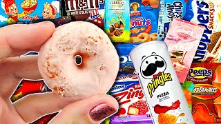 Hostess Zingers Pringles Pizza Potato Chips Entenmanns Party Mini Donuts Ritz Toasted Chips [upl. by Nomolas]