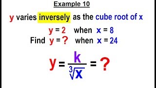 Algebra  Ch 33 Variation 13 of 13 Example 10 [upl. by Adnilemre259]