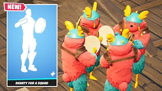 NEW SHANTY FOR A SQUAD Emote Gameplay in Fortnite SEA SHANTY [upl. by Massey]