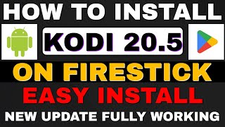 BRAND NEW KODI 205 UPDATE ON FIRESTICK amp ANDROID Simple Guide [upl. by Oloapnaig]