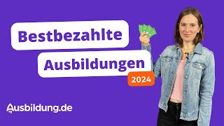 Bestbezahlte Ausbildungen 2024 – Top 10 💶💰 [upl. by Nannerb371]