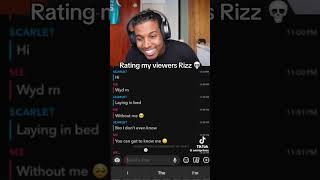 Guy rates his viewers rizz rizz picklines shorts tiktok [upl. by Leesen]