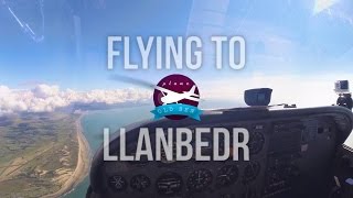 Flying to Llanbedr Airfield  EGOD  With Audio  PlaneOldBen [upl. by Ariamoy]