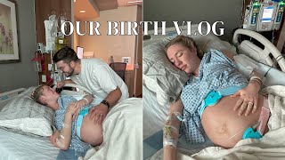 Our Birth Vlog  Labor and Delivery of Our First Baby [upl. by Laeahcim]