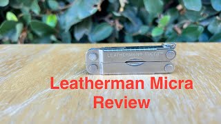 Leatherman Micra Review [upl. by Neeloj]