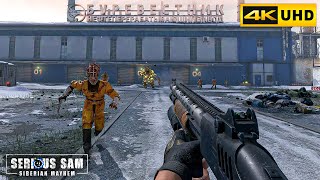 Serious Sam Siberian mayhem  Walkthrough Part 1  4K 60FPS UHD Ultra High Graphics Gameplay [upl. by Anot]