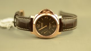 Panerai Luminor Marina  18K Rose Gold PAM 511 [upl. by Eillah403]