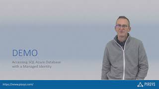 Episode 269  Accessing SQL Azure Database with a Managed Identity [upl. by Adnuhser]