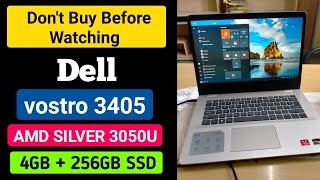 dell vostro 3405 amd silver 3050u  dell vostro 3405 review in hindi  dell amd athlon silver 3050u [upl. by Airogerg923]