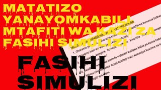 SWALI NA JIBUFASIHI SIMULIZI MATATIZO YANAYOMKABILI MTAFITI WA FASIHI SIMULIZI NYANJANI [upl. by Ungley]