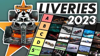 Ranking ALL 2023 Formula 1 Liveries [upl. by Melquist316]