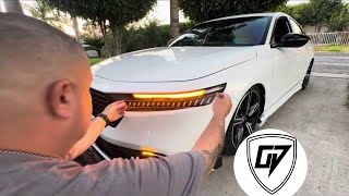 Oakman designs running light skins 2023 Honda Accord 2023accord oakmandesignscars642 [upl. by Lebana]