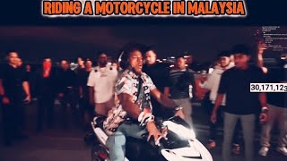 IshowSpeed got nervous on riding a motorcycle [upl. by Anila]