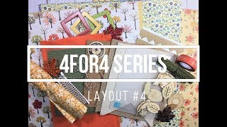 4for4 Series  Fall Round Layout 4 [upl. by Ellenid]