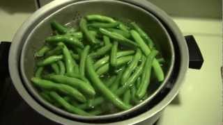 STRING BEANS BLANCHING TO FREEZER PT 1 [upl. by Hunt953]