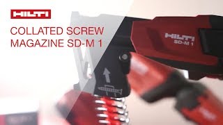 TROUBLESHOOTING the Hilti collated screw magazines SDM 1 amp 2 [upl. by Rame564]