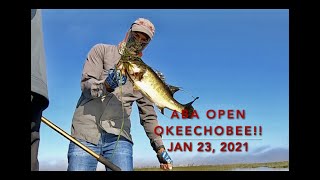 ABA Open Bass Tournament Lake Okeechobee Jan 23 2021 [upl. by Wiltshire]