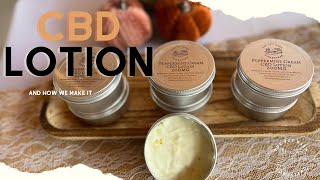 Ep 22 How to make lotion with CBD isolate The Toy Barn Homestead [upl. by Aneram]