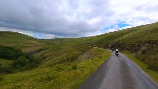 Riding my NC750xdct from Llandovery to Tregaron passing the Llyn Brianne Reservoir [upl. by Geraldina]