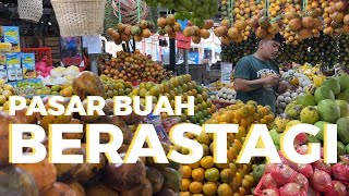 Pasar Buah Berastagi Kabupaten Karo Sumatera Utara‪ destinasiwisata buah [upl. by Eelynnhoj633]