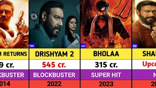 Ajay Devgan All Movies List  Ajay Devgan All Hits And Flops movies List  Shaitaan  Singham Again [upl. by Rimisac994]