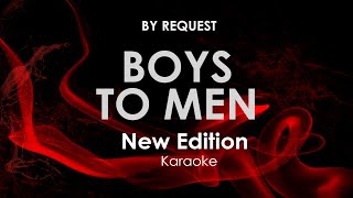 Boys To Men Extended Vocal Version · New Edition karaoke [upl. by Akinom]