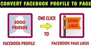 Convert facebook profile to page  How to convert Facebook profile to page 2024 [upl. by Riannon474]