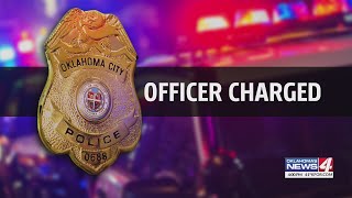 OKC officer charged with felony aggravated assault amp battery [upl. by Ayel]