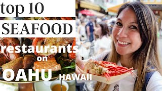 Top 10 seafood restaurants on Oahu [upl. by Ytsenoh]