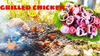 Grilled chicken recipe  BBQ chicken 🐓  Tamil vlog [upl. by Ettedualc]