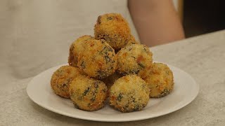 새우 아란치니 만들기  리조또 튀김  Arancini Recipe [upl. by Bernelle]