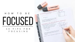 How I stay focused  10 tips for focusing  studytee [upl. by Fachanan]