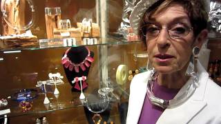 Judith Hendler Presents Her New Line of Acrylic Jewelry [upl. by Oinotnaocram]