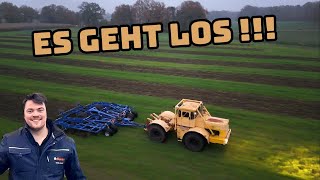 Wir testen das Lenksystem am K700A  Kirovets x 62 Meter Köckerling Vector  Farmvlog 160 [upl. by Jarlathus584]