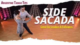 TANGO TIPS How to do a quotSide Sacadaquot [upl. by Forras]