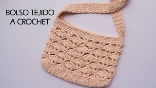 🔴COMO TEJER BOLSO  CARTERA A CROCHET PASO A PASO‼ [upl. by Ilocin858]