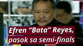 SONA Efren quotBataquot Reyes pasok na sa semifinals ng carom sa SEA Games [upl. by Yevette980]